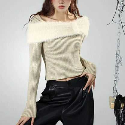 VIENNA - OFF SHOULDER SWEATER