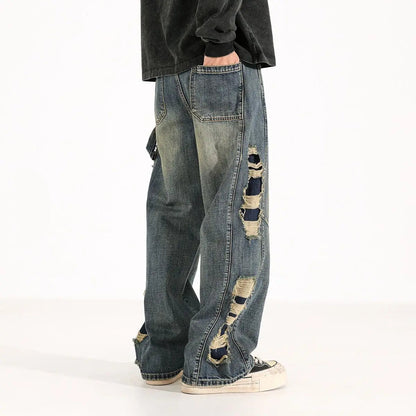 SHRED - DISTRESSED DENIM JEANS