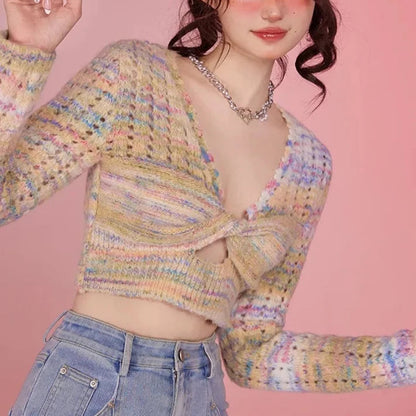 CANDY - KNIT TWIST TOP