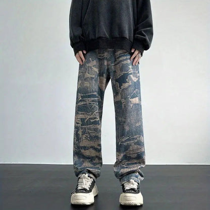 VORTEX - GRAPHIC DENIM JEANS