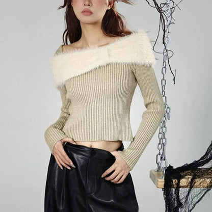 VIENNA - OFF SHOULDER SWEATER