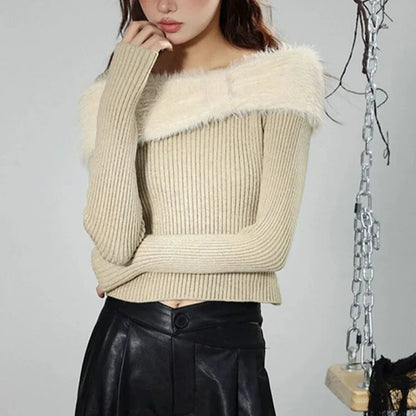 VIENNA - OFF SHOULDER SWEATER