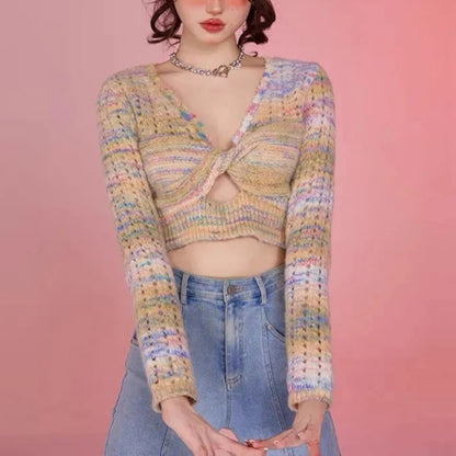 CANDY - KNIT TWIST TOP