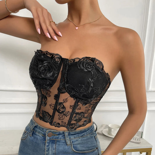 CELEST - LACE BUSTIER