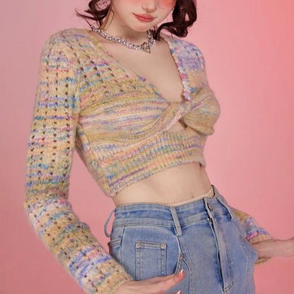 CANDY - KNIT TWIST TOP