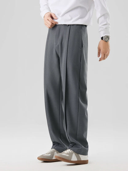 Stratels - Loose Fit Straight Pants