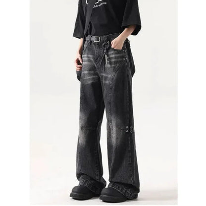 AXEL - CARGO WIDE LEG JEANS